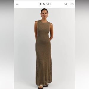 OPHELIA MOSS CROCHET MAXI DRESS new with tags